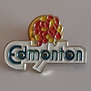BEAUTIFUL EDMONTON Enamel Pin Marigold Official Flower
